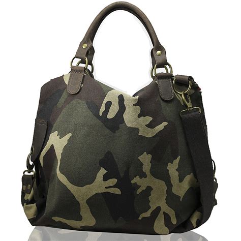 camouflage handbags.